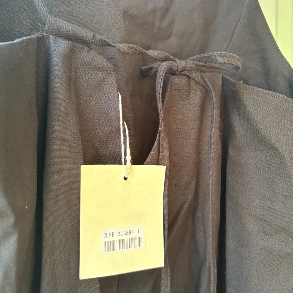 Easy Clothes Black Linen Dress - Picture 5 of 5